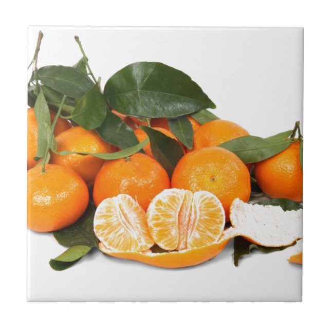 Orangen Fliese (Vorderseite)