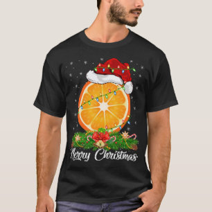 Orangen Früchte Lover Weihnachtsmannmütze Orange C T-Shirt