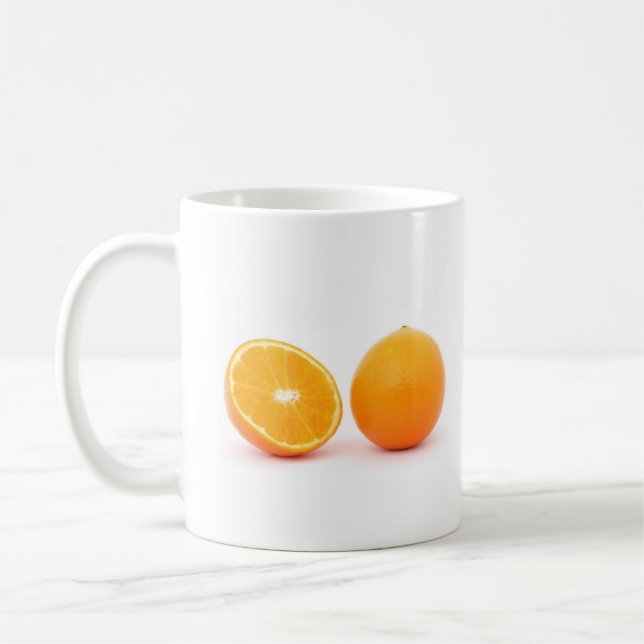 Orangen Kaffeetasse (Links)
