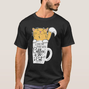 Orangen Katzen Tasse Kaffee T-Shirt