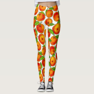 Orangen Leggings