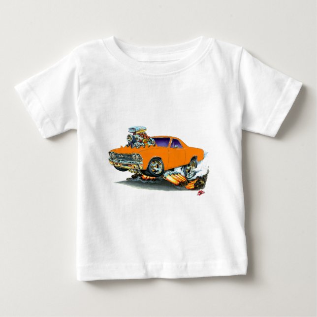 Orangen-LKW 1968-69 EL Camino Baby T-shirt (Vorderseite)