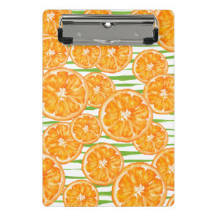 Orangen Mini Klemmbrett