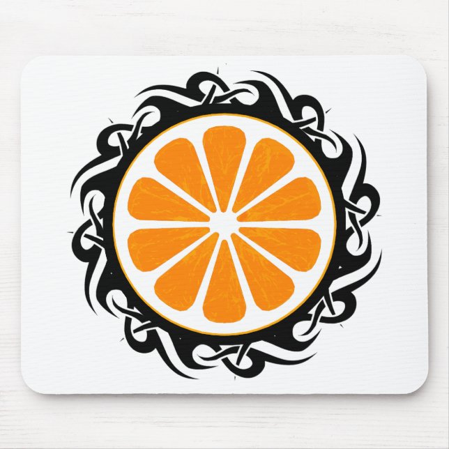 Orangen. Mousepad (Vorne)