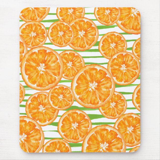 Orangen Mousepad (Vorne)