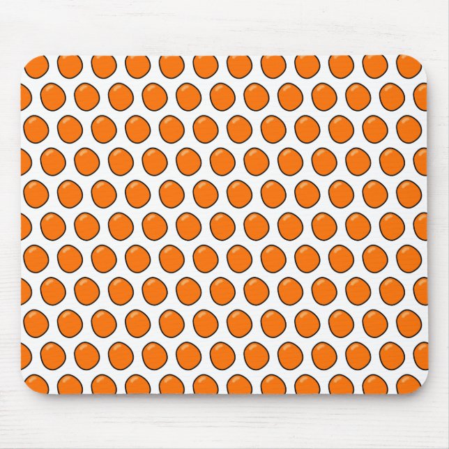 Orangen Mousepad (Vorne)