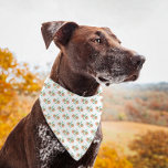 Orangen Muster Fruchtpet Bandana Halstuch<br><div class="desc">Begleiter Bandana mit orangefarbenem Muster</div>