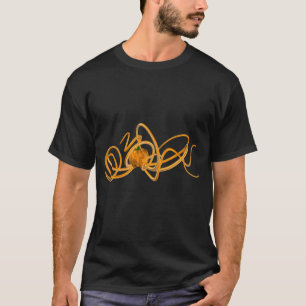 Orangen-Oktopus T-Shirt