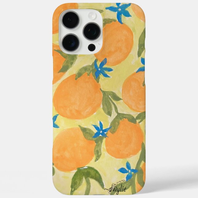 Orangen, Orangen, Orangen Case-Mate iPhone Hülle (Rückseite)