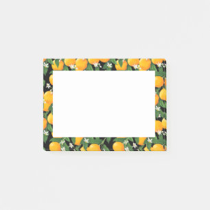 Orangen Post-it Klebezettel