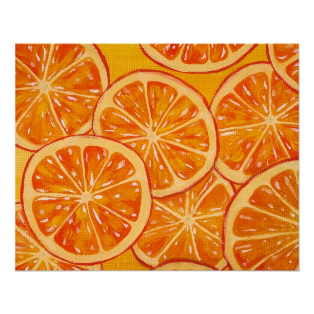 Orangen Poster (Vorderseite)