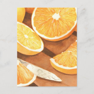 Orangen Postkarte