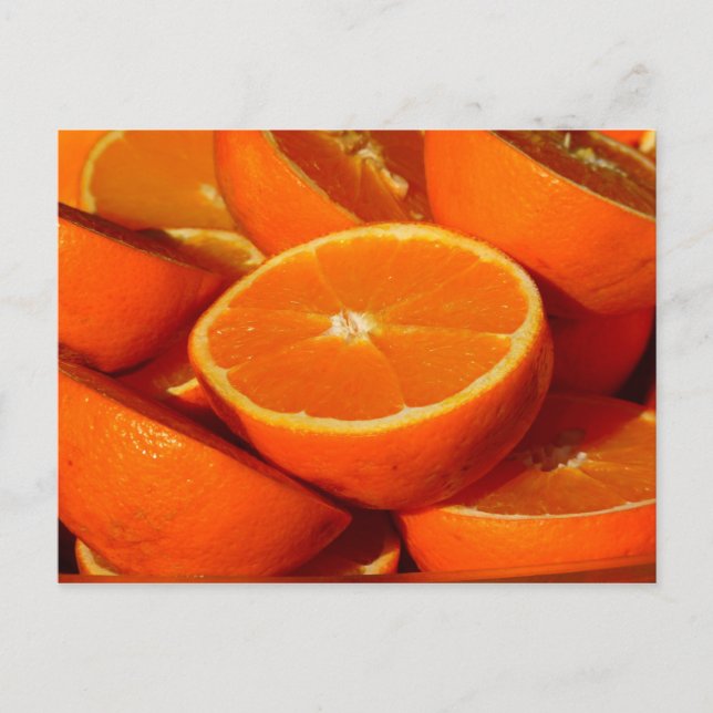 Orangen. Postkarte (Vorderseite)