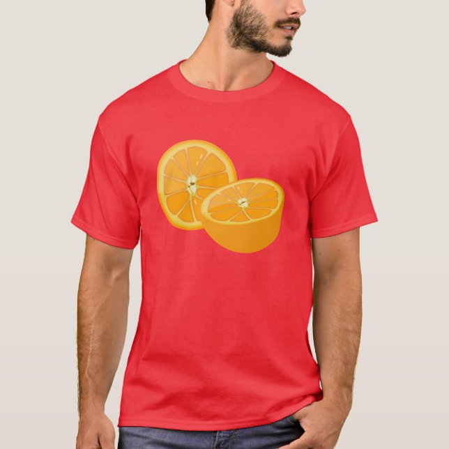 Orangen (rot) T-Shirt (Vorderseite)