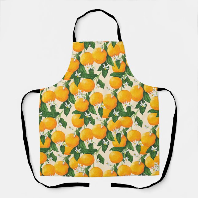 Orangen Schürze (Vorderseite)