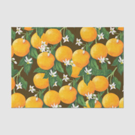 Orangen Seidenpapier