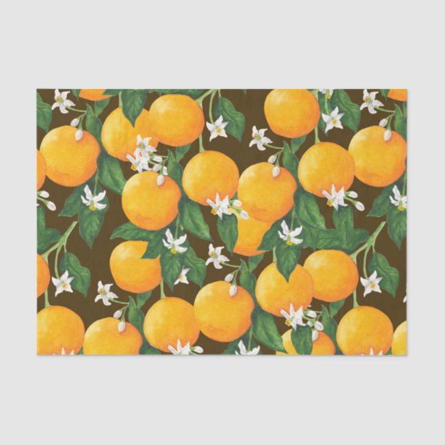 Orangen Seidenpapier (Vorderseite)