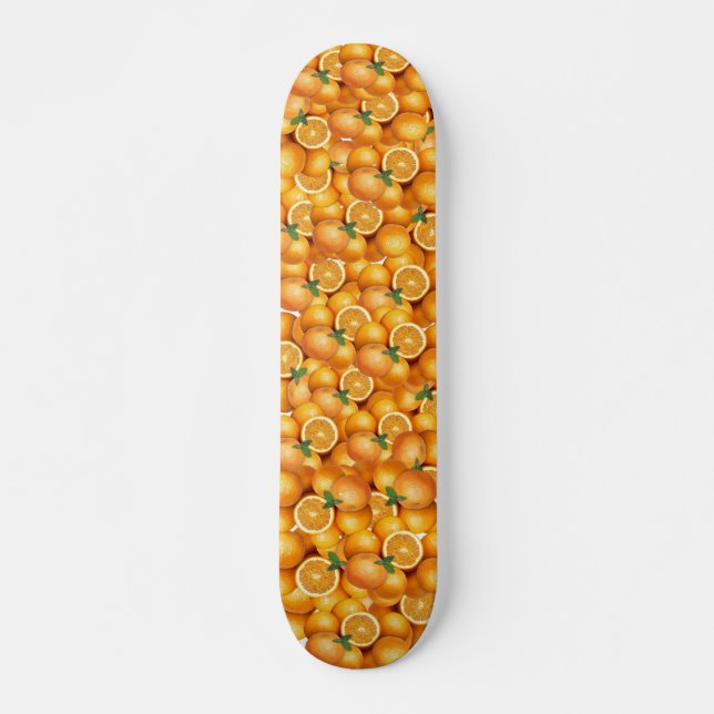 Orangen Skateboard (Vorne)