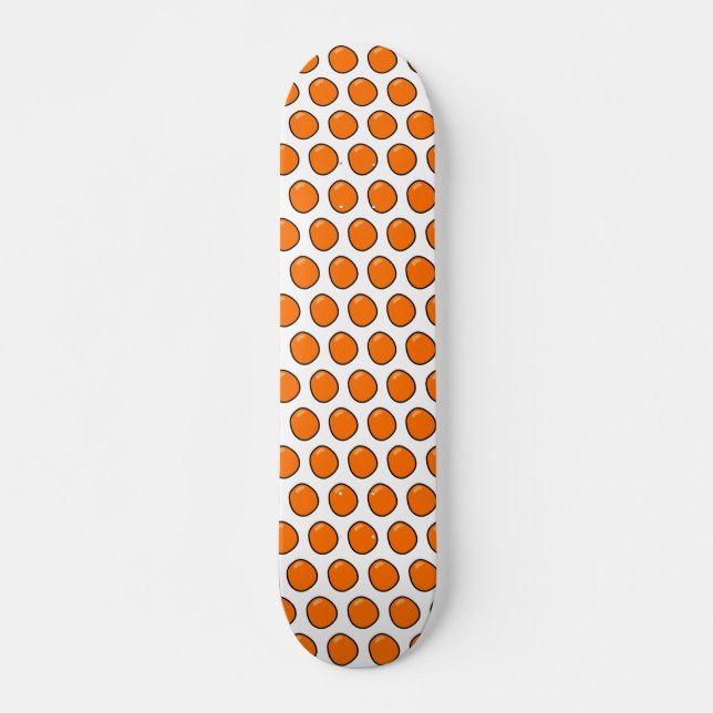 Orangen Skateboard (Vorne)