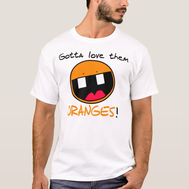 Orangen-T - Shirt (Vorderseite)