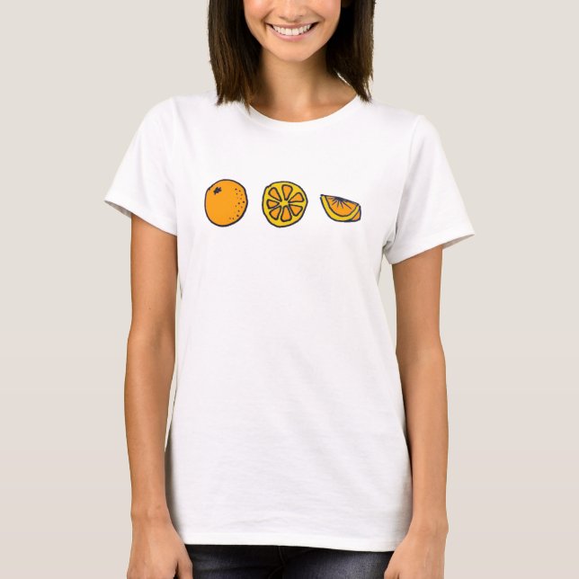 Orangen T-Shirt (Vorderseite)