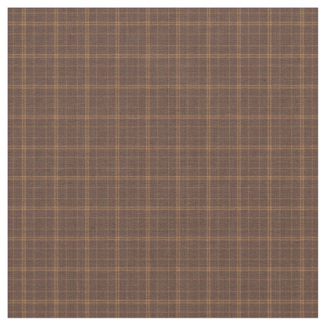 Orangen-u. Brown-Tweed Stoff (Nahaufnahme)