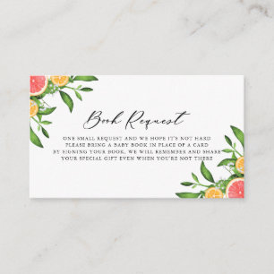 Orangen und Grapefruits Buchungsanfrage Kinderdusc Begleitkarte