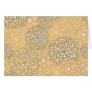 Orangen und Weiße Blume Burst