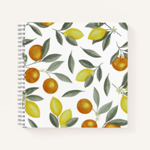 Orangen und Zitronen Notizbuch