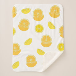 Orangen und Zitronen Sherpadecke