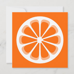 Orangen-Windrad Einladung