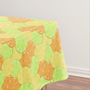 Orangen-, Zitronen-, Limone С Tischdecke