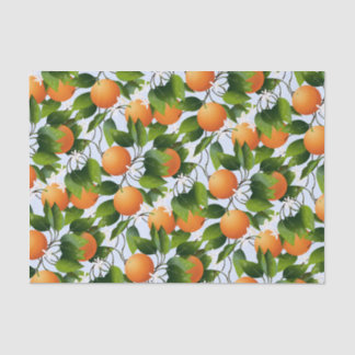 Orangen Zitrusfrüchte Seidenpapier