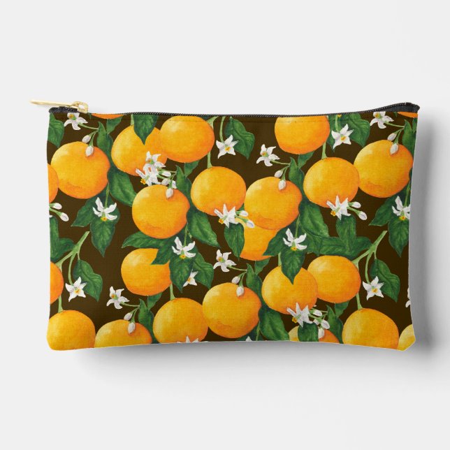 Orangen Zubehörtasche (Vorderseite)