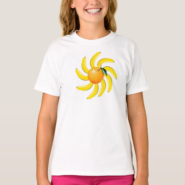 Orangenbananen T-Shirt (Vorderseite)
