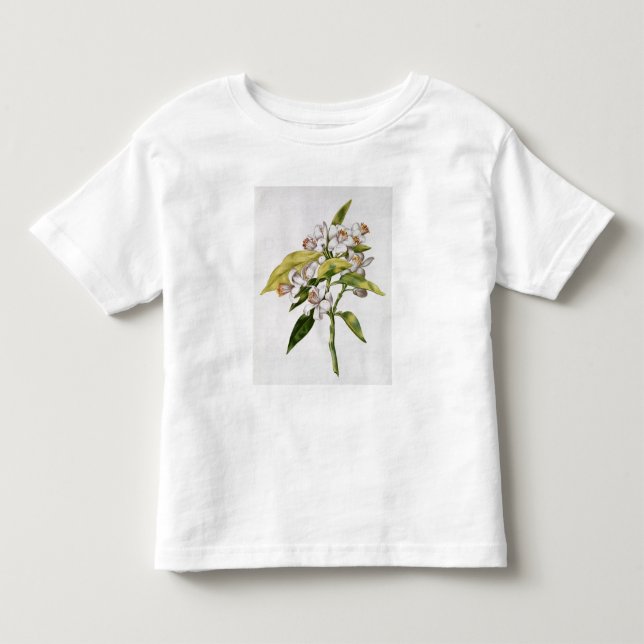 Orangenbaum-Blume, von 'La Guirlande de Julie' Kleinkind T-shirt (Vorderseite)