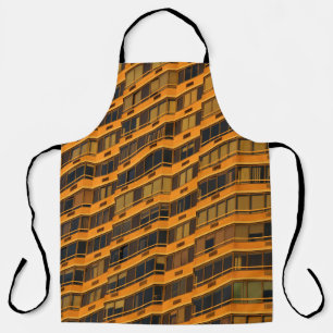 OrangenbetonGebäude Schürze