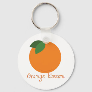 Orangenbllosse Schlüsselanhänger