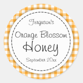 Orangenblüte, Orangenblüte Runder Aufkleber