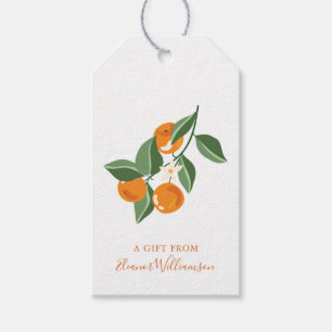Orangenblüten Ein Geschenk von Custom Name Citrus Geschenkanhänger