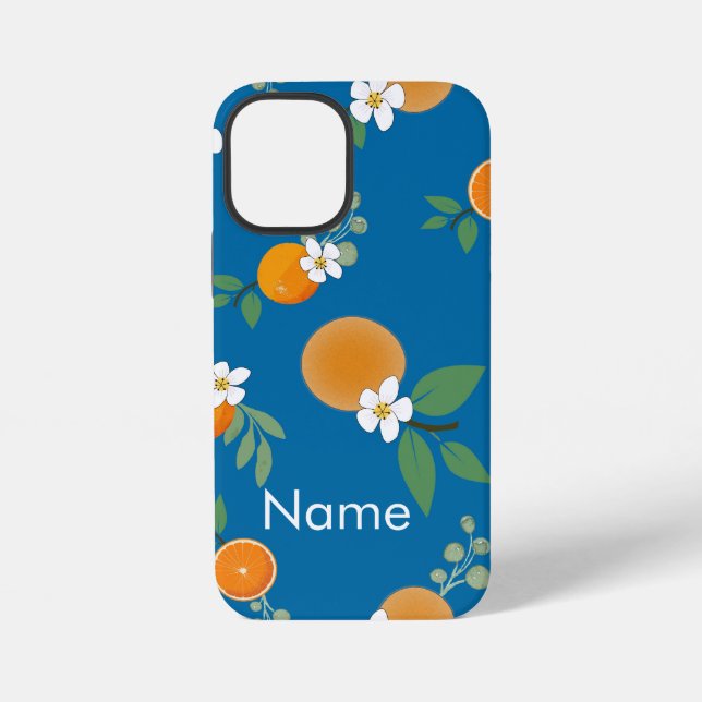 Orangenblüten-Handyhülle iPhone Hülle (Rückseite)