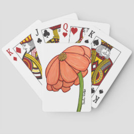 Orangenblüten Notizbuch Spielkarten
