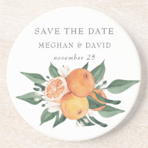 Orangenblüten-Zitrus-Botanische Hochzeit