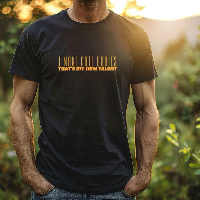 Orangenbrief-Spaß vom ersten Papa T-Shirt (Von Creator hochgeladen)