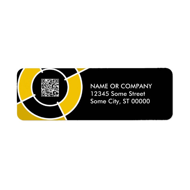 Orangenbullseye QR (Vorne)