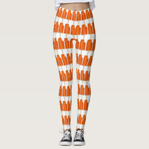 Orangencreme Eiscreme Popsirup Print Leggings