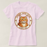 Orangene Katze 'Ginger Cats Club', rote Katze