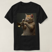 Orangene Katze Trompeter