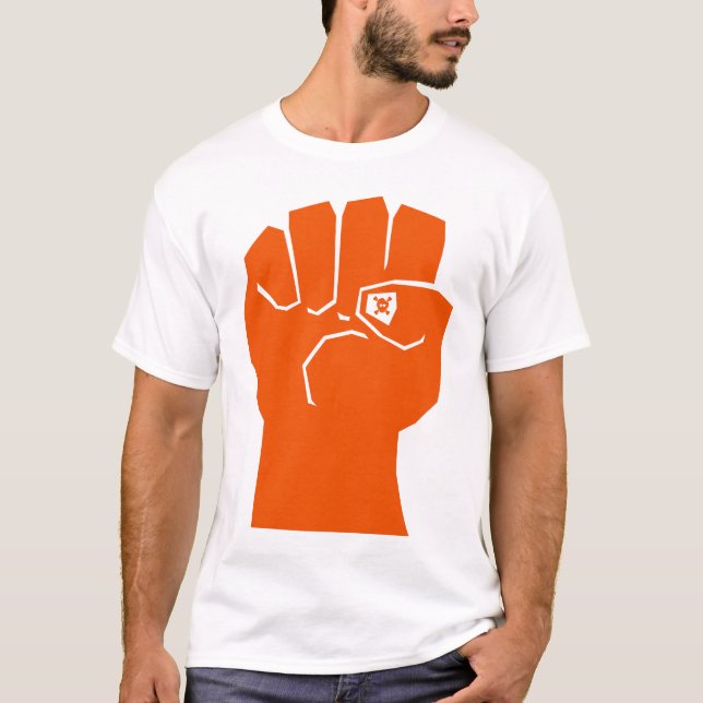 Orangene Kraft T-Shirt (Vorderseite)