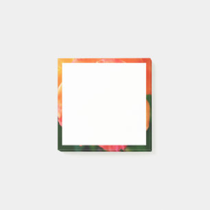 Orangene Rose  Post-it Klebezettel